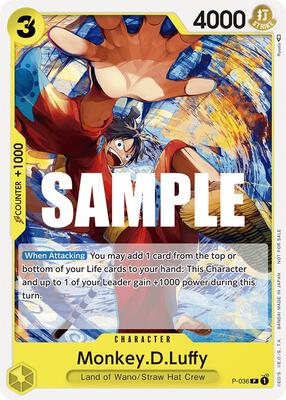Monkey.D.Luffy (Pre-Release Tournament) card from One Piece Promotion Cards