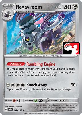 Revavroom - 142/198 card from Prize Pack Series Cards