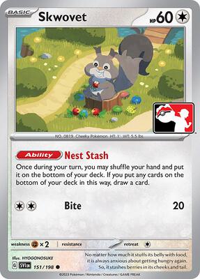 Skwovet - 151/198 card from Prize Pack Series Cards