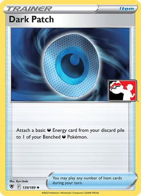 Dark Patch - 139/189 card from Prize Pack Series Cards