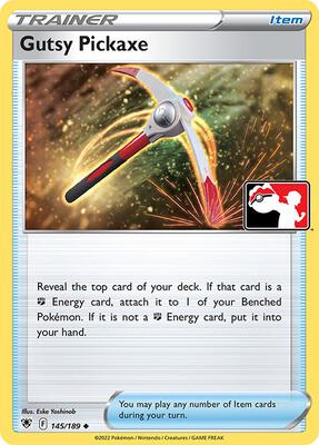 Gutsy Pickaxe - 145/189 card from Prize Pack Series Cards