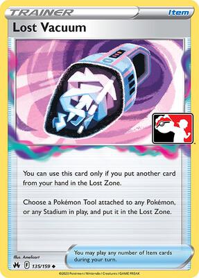 Lost Vacuum - 135/159 card from Prize Pack Series Cards