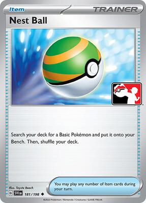 Nest Ball - 181/198 card from Prize Pack Series Cards