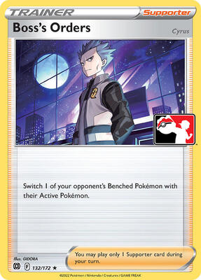 Boss's Orders [Cyrus] - 132/172 card from Prize Pack Series Cards