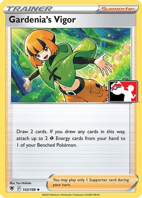 Gardenia's Vigor - 143/189 card from Prize Pack Series Cards