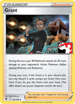 Grant - 144/189 card from Prize Pack Series Cards
