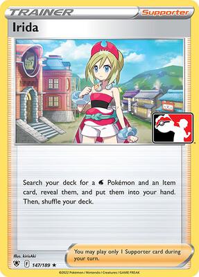 Irida - 147/189 card from Prize Pack Series Cards
