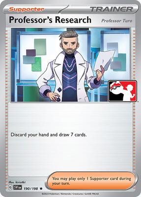 Professor's Research [Professor Turo] - 190/198 card from Prize Pack Series Cards