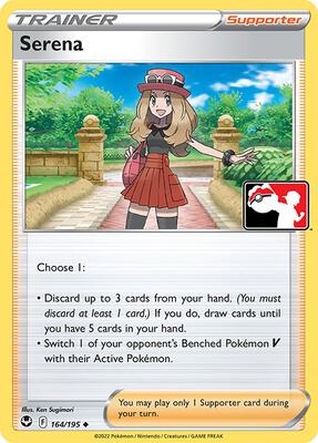 Serena - 164/195 card from Prize Pack Series Cards