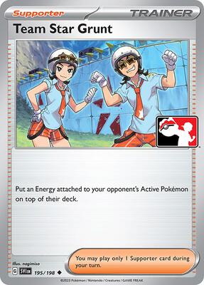 Team Star Grunt - 195/198 card from Prize Pack Series Cards