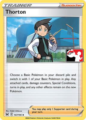 Thorton - 167/196 card from Prize Pack Series Cards