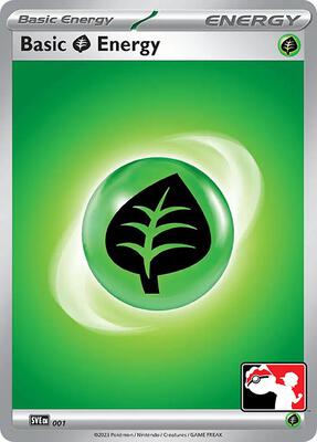 Basic Grass Energy - 001 card from Prize Pack Series Cards