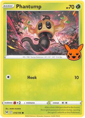 Phantump card from Trick or Trade BOOster Bundle 2023