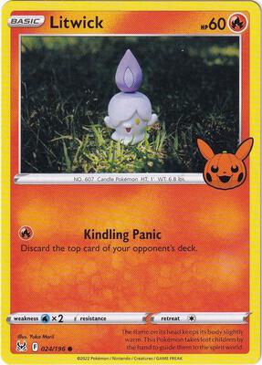 Litwick card from Trick or Trade BOOster Bundle 2023