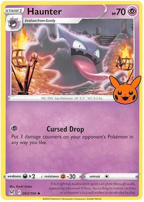 Haunter card from Trick or Trade BOOster Bundle 2023
