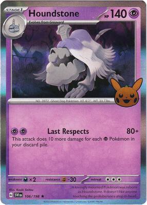Houndstone card from Trick or Trade BOOster Bundle 2023