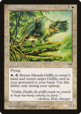 Mtenda Griffin card from Mirage
