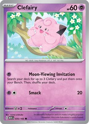 Clefairy card from SV: Scarlet & Violet 151