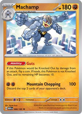 Machamp card from SV: Scarlet & Violet 151