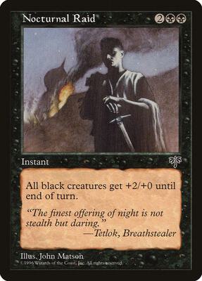 Nocturnal Raid card from Mirage