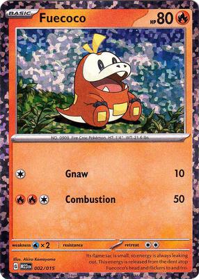 Fuecoco card from McDonald's Promos 2023