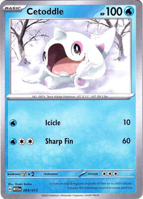 Cetoddle card from McDonald's Promos 2023