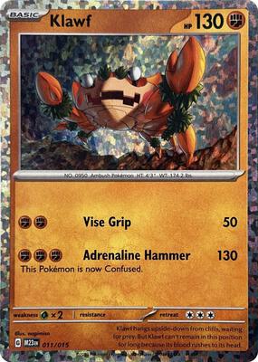 Klawf card from McDonald's Promos 2023