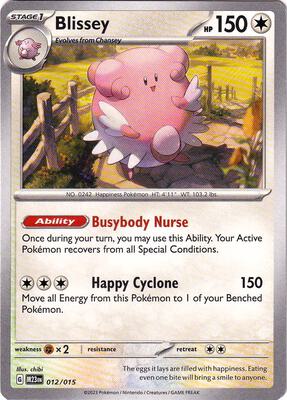 Blissey card from McDonald's Promos 2023