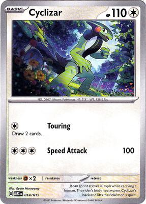 Cyclizar card from McDonald's Promos 2023