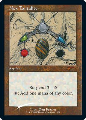 Mox Tantalite (Retro Frame) (Foil Etched) card from Secret Lair Drop Series