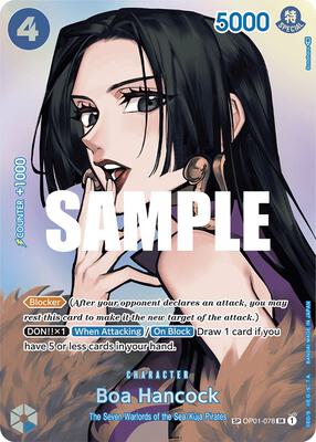 Boa Hancock (SP) card from Kingdoms of Intrigue