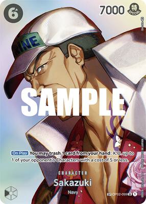 Sakazuki (SP) card from Kingdoms of Intrigue