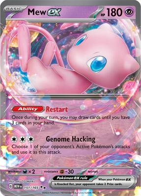 Mew ex - 151/165 card from SV: Scarlet & Violet 151