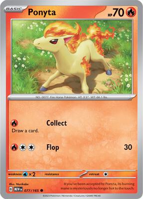 Ponyta card from SV: Scarlet & Violet 151