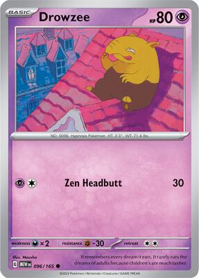 Drowzee card from SV: Scarlet & Violet 151