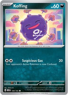 Koffing card from SV: Scarlet & Violet 151