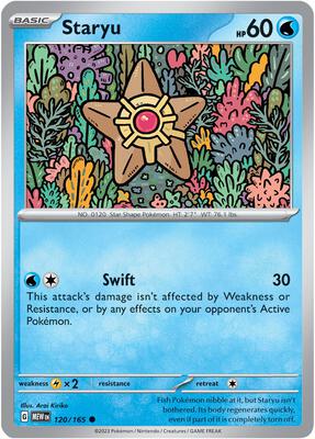 Staryu card from SV: Scarlet & Violet 151
