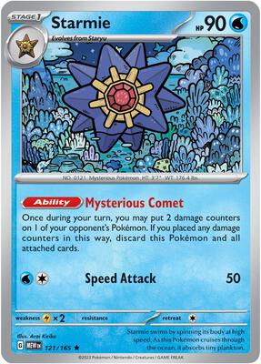 Starmie card from SV: Scarlet & Violet 151