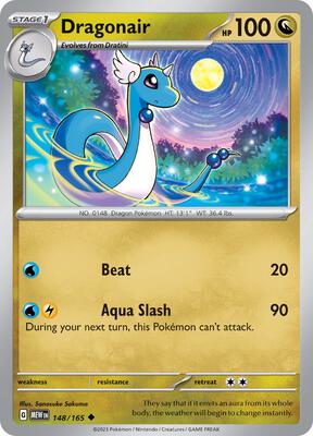 Dragonair - 148/165 card from SV: Scarlet & Violet 151