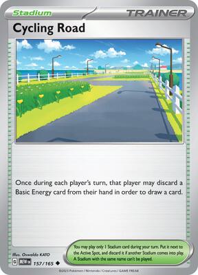 Cycling Road card from SV: Scarlet & Violet 151