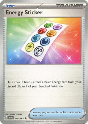 Energy Sticker card from SV: Scarlet & Violet 151