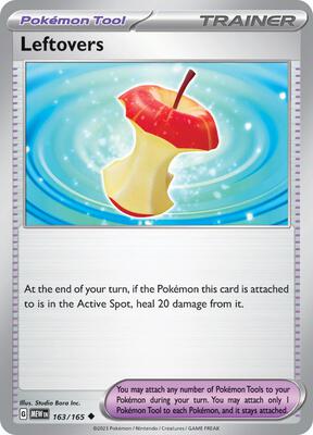 Leftovers card from SV: Scarlet & Violet 151