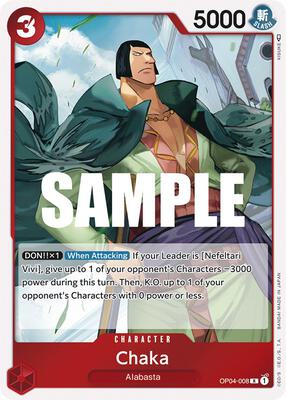 Chaka card from Kingdoms of Intrigue