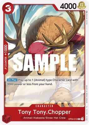 Tony Tony.Chopper card from Kingdoms of Intrigue