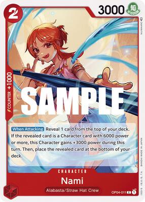 Nami card from Kingdoms of Intrigue