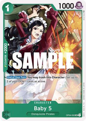 Baby 5 card from Kingdoms of Intrigue