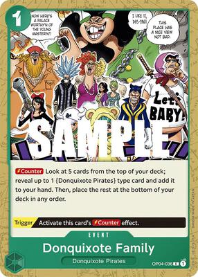 Donquixote Family card from Kingdoms of Intrigue