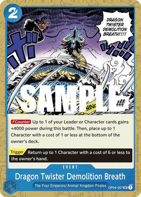 Dragon Twister Demolition Breath card from Kingdoms of Intrigue