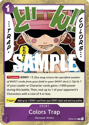 Colors Trap card from Kingdoms of Intrigue