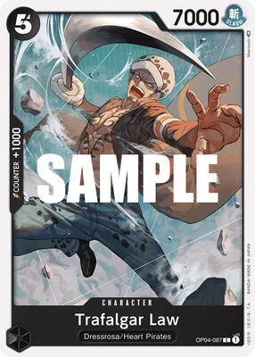 Trafalgar Law card from Kingdoms of Intrigue